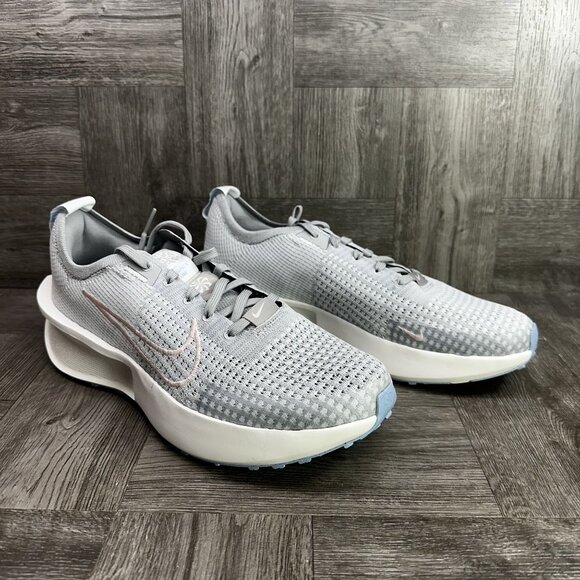 Nike Interact Run Women's size 10 Light Bluish Grey Mesh Running Shoes FD2292-01 - Picture 5 of 8